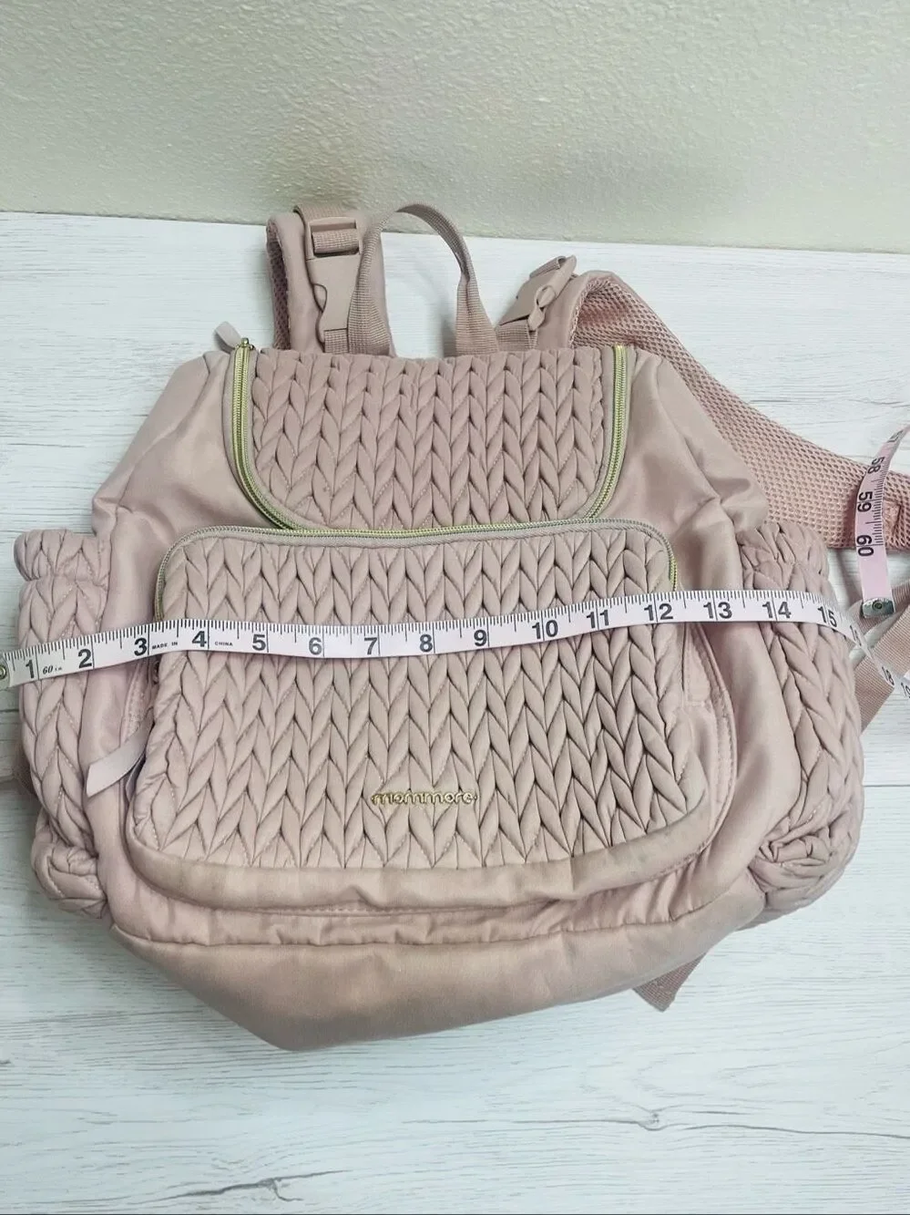 mommore Diaper Bag Small Diaper Backpack Pink